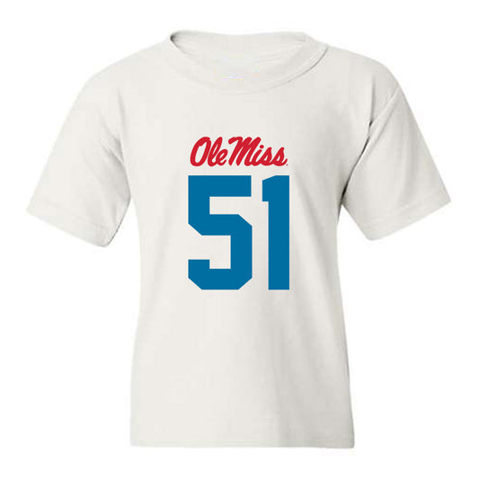 Ole Miss - NCAA Football : Trey Nightingale - Youth T-Shirt-0