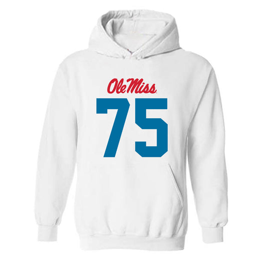 Ole Miss - NCAA Football : Patrick Kutas - Hooded Sweatshirt-0