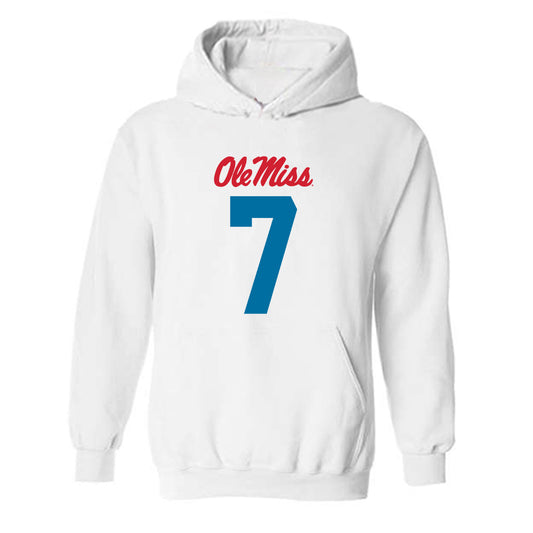 Ole Miss - NCAA Football : Sharif Denson - Hooded Sweatshirt-0