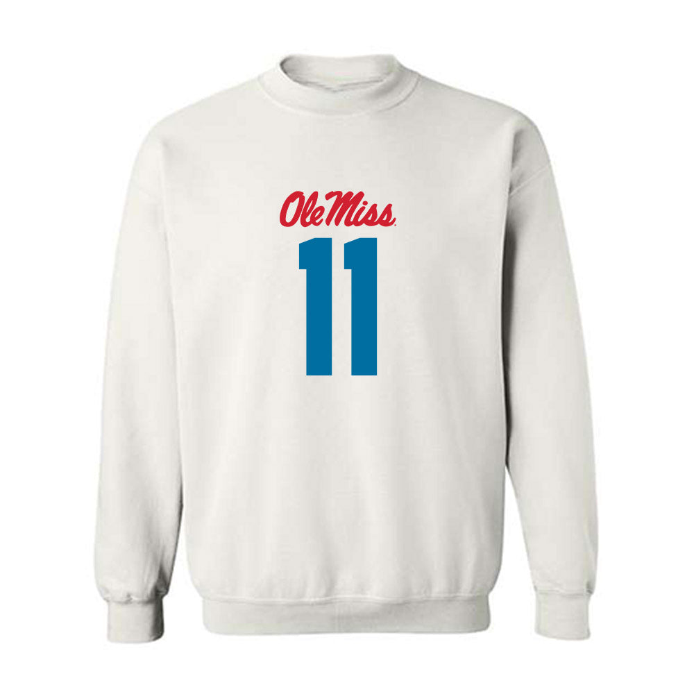 Ole Miss - NCAA Football : Keaton Thomas - Crewneck Sweatshirt-0