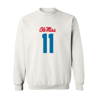 Ole Miss - NCAA Football : Keaton Thomas - Crewneck Sweatshirt-0