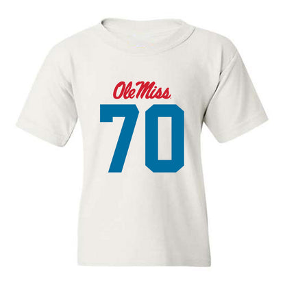 Ole Miss - NCAA Football : Jalan Chapman - Youth T-Shirt-0