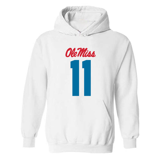 Ole Miss - NCAA Football : Keaton Thomas - Hooded Sweatshirt-0