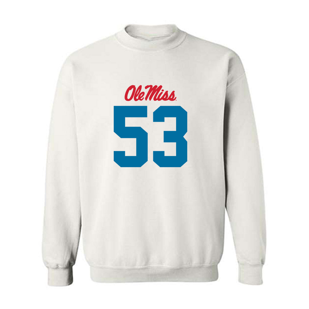 Ole Miss - NCAA Football : Ford Beeker - Crewneck Sweatshirt-0
