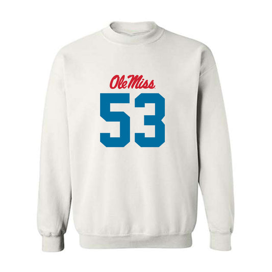 Ole Miss - NCAA Football : Ford Beeker - Crewneck Sweatshirt-0