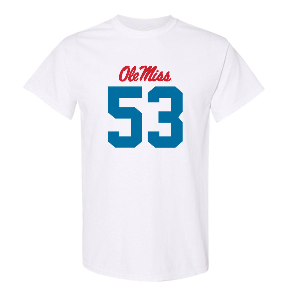 Ole Miss - NCAA Football : Ford Beeker - T-Shirt-0