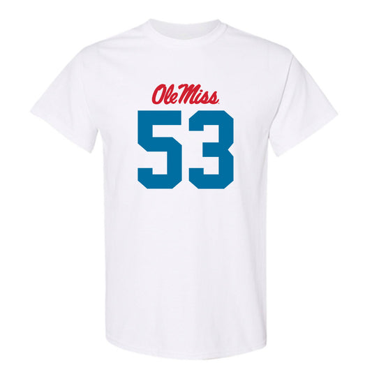 Ole Miss - NCAA Football : Ford Beeker - T-Shirt-0