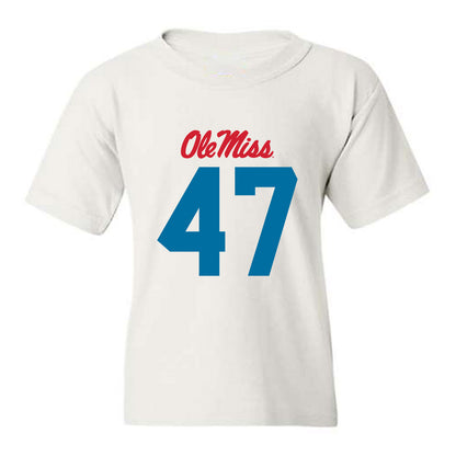 Ole Miss - NCAA Football : Anthony Aguirre - Youth T-Shirt-0