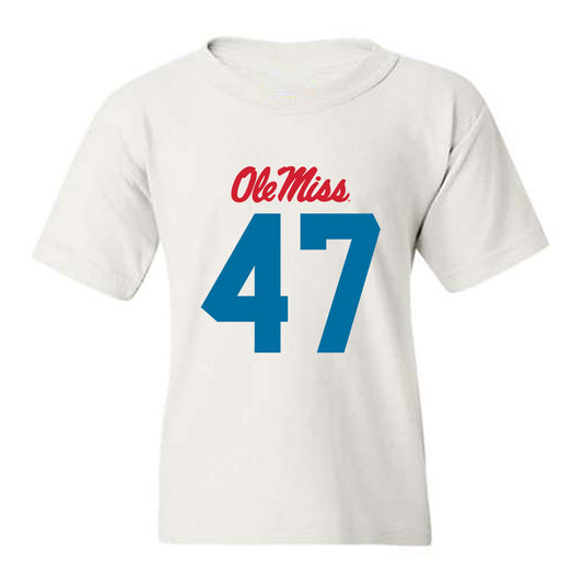 Ole Miss - NCAA Football : Anthony Aguirre - Youth T-Shirt-0