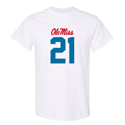 Ole Miss - NCAA Football : Tavoy Feagin - T-Shirt-0