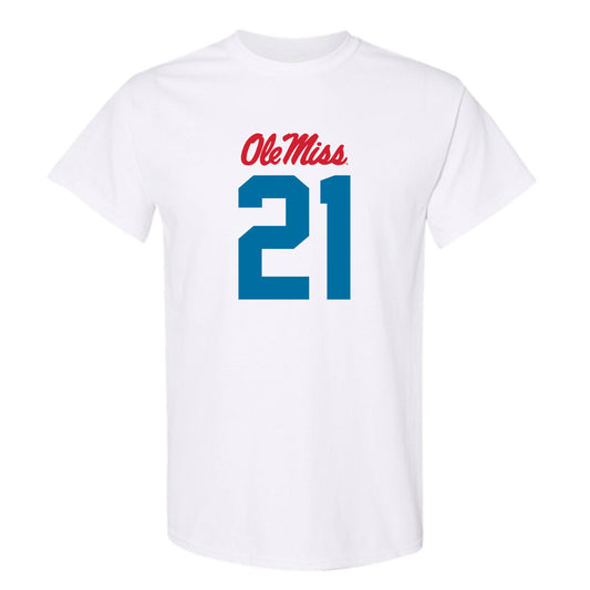 Ole Miss - NCAA Football : Tavoy Feagin - T-Shirt-0