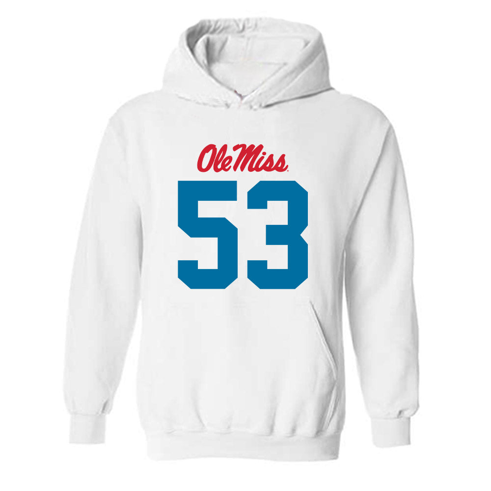 Ole Miss - NCAA Football : Ford Beeker - Hooded Sweatshirt-0