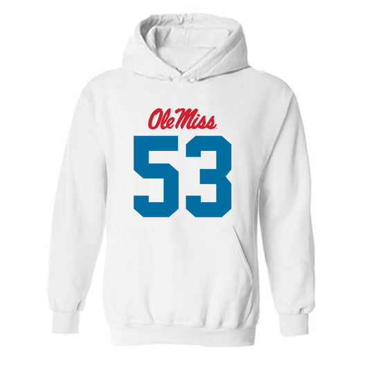 Ole Miss - NCAA Football : Ford Beeker - Hooded Sweatshirt-0