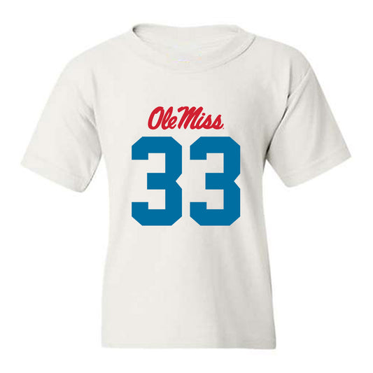 Ole Miss - NCAA Football : Oscar Bird - Youth T-Shirt-0