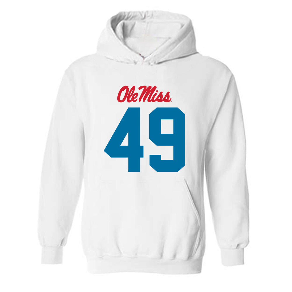 Ole Miss - NCAA Football : Tah'J Butler - Hooded Sweatshirt-0