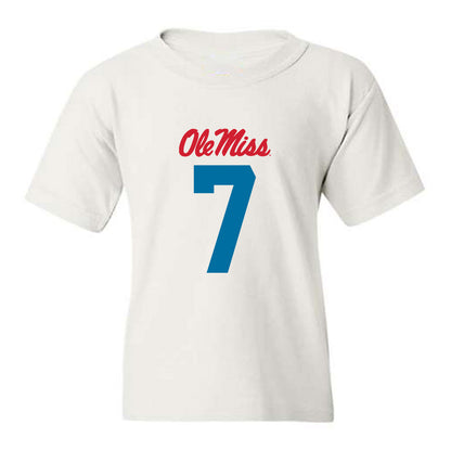 Ole Miss - NCAA Football : Sharif Denson - Youth T-Shirt-0
