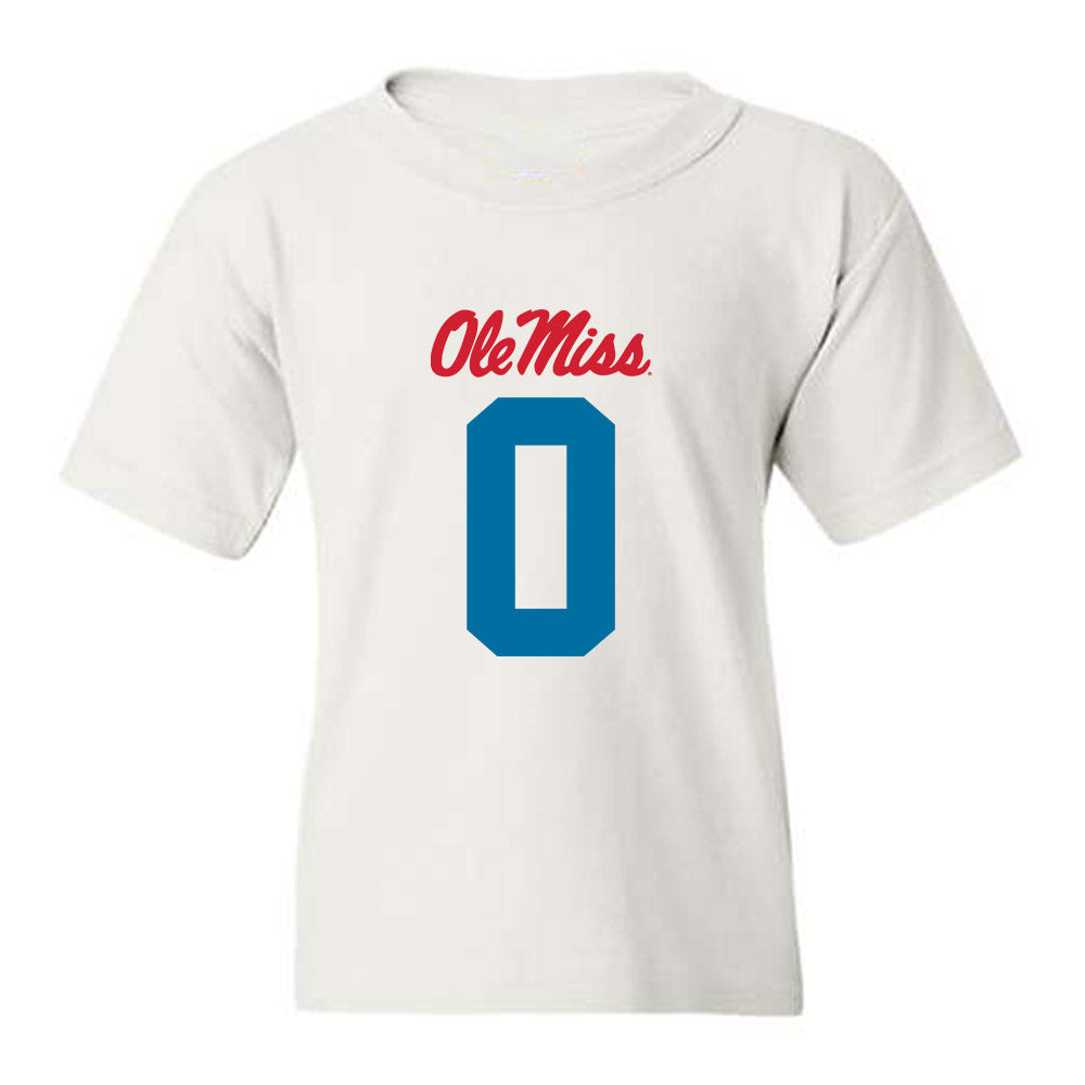 Ole Miss - NCAA Football : Jalyn Crawford - Youth T-Shirt-0
