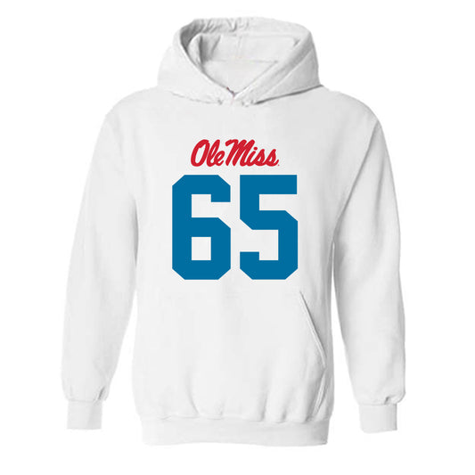 Ole Miss - NCAA Football : Connor Howes - Hooded Sweatshirt-0