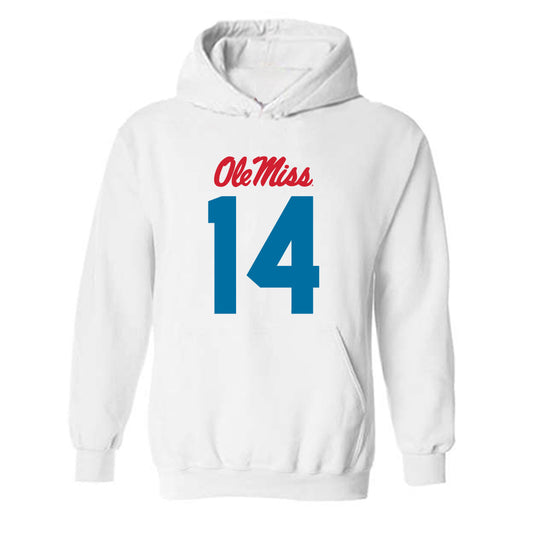 Ole Miss - NCAA Football : Walker Howard - Hooded Sweatshirt-0