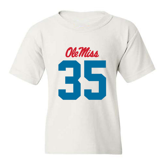 Ole Miss - NCAA Football : Damarius Yates - Youth T-Shirt-0