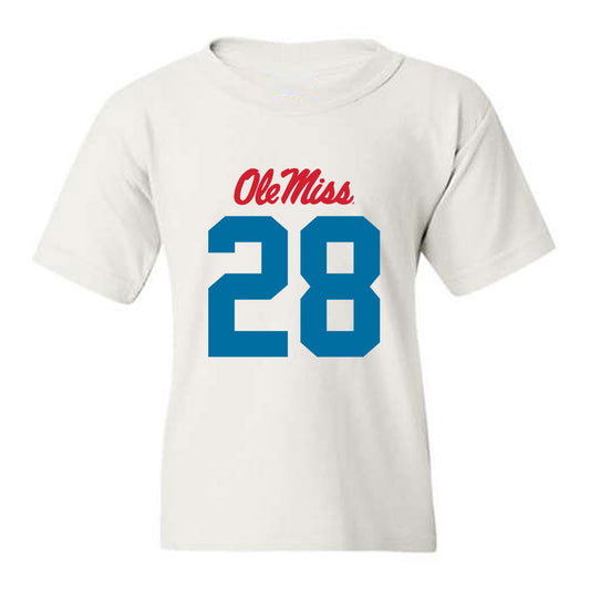 Ole Miss - NCAA Football : Joshua Dye - Youth T-Shirt-0