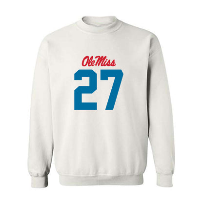 Ole Miss - NCAA Football : Macaleb Taylor - Crewneck Sweatshirt-0