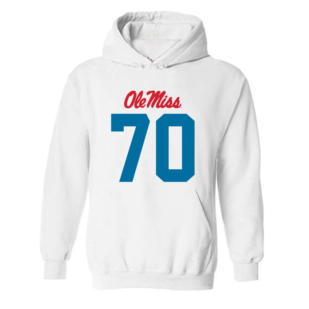 Ole Miss - NCAA Football : Jalan Chapman - Hooded Sweatshirt-0