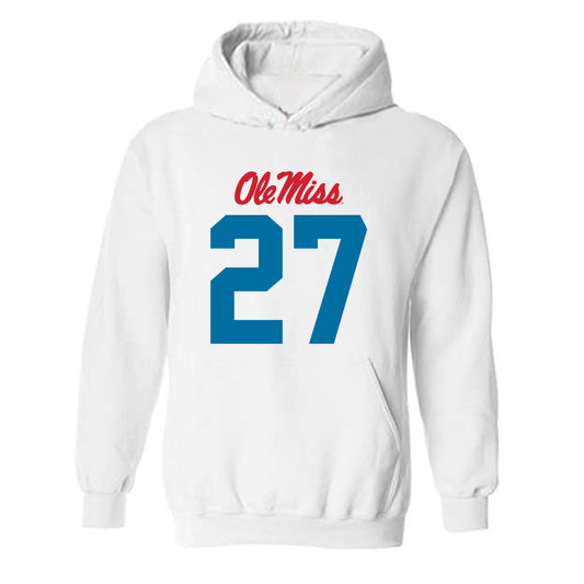 Ole Miss - NCAA Football : Macaleb Taylor - Hooded Sweatshirt-0