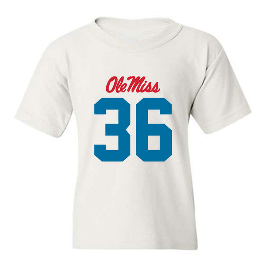 Ole Miss - NCAA Football : Keon Young - Youth T-Shirt-0