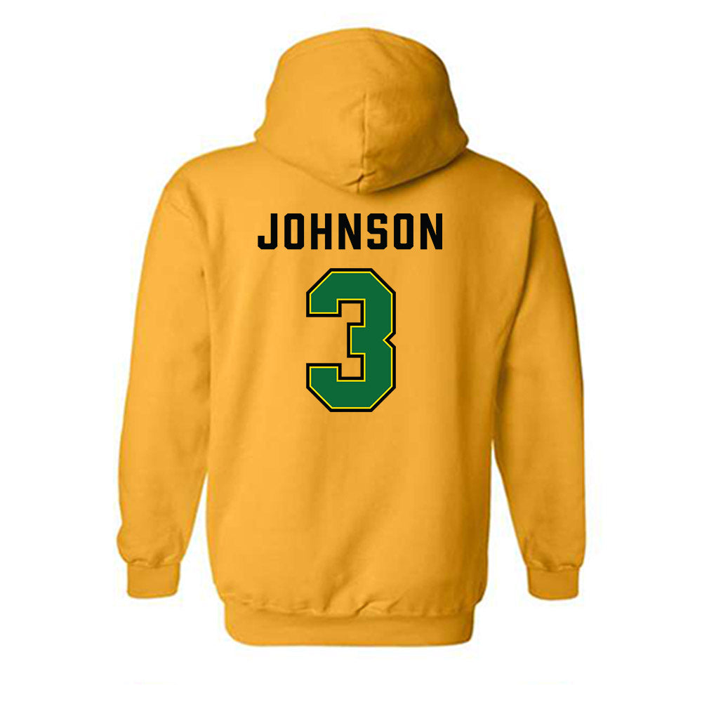  - NCAA Football : Denim Johnson - Classic Shersey Hooded Sweatshirt-1
