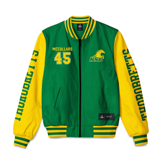 KYSU - NCAA Football : Noah McCullars - Bomber Jacket-0