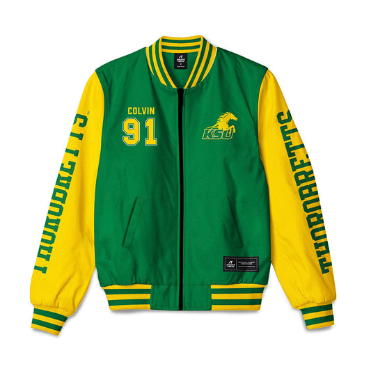 KYSU - NCAA Football : Marquez Colvin - Bomber Jacket-0