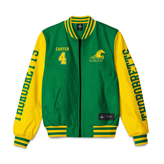 KYSU - NCAA Football : Aiyon Carter - Bomber Jacket-0