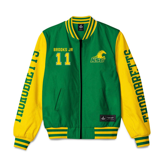  - NCAA Men's Basketball : Tyson Brooks Jr - Bomber Jacket-0