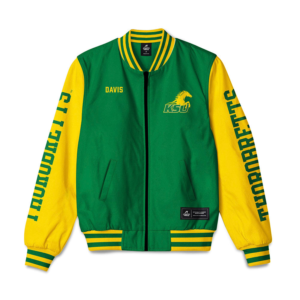 KYSU - NCAA Women's Track & Field : Valencia Davis - Bomber Jacket-0