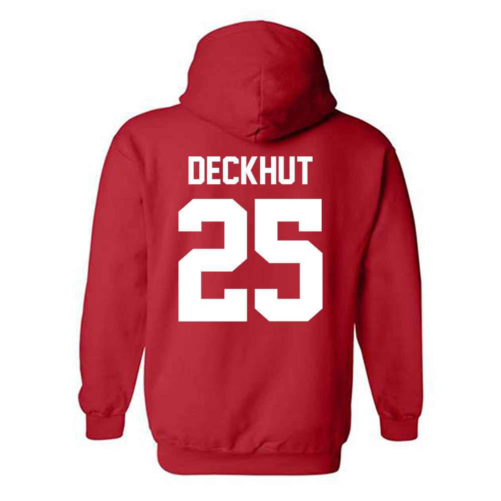 Ohio State - NCAA Men's Ice Hockey : Sam Deckhut - Classic Shersey Hooded Sweatshirt-1