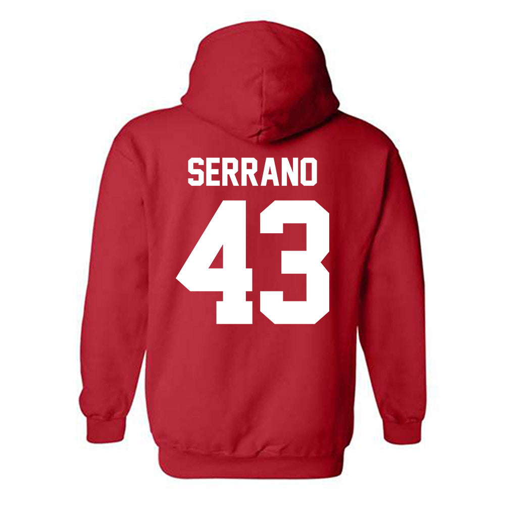 Ohio State - NCAA Baseball : Martin Serrano - Classic Shersey Hooded Sweatshirt-1