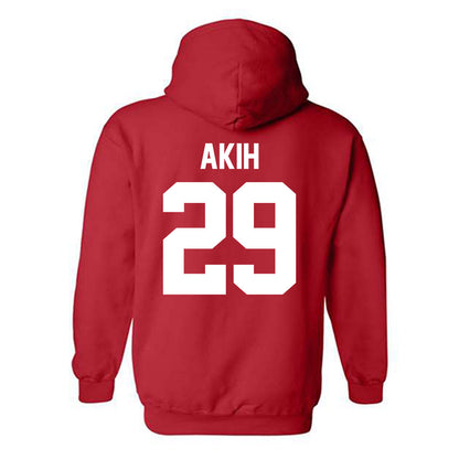 Ohio State - NCAA Football : Favour Akih - Classic Shersey Hooded Sweatshirt-1