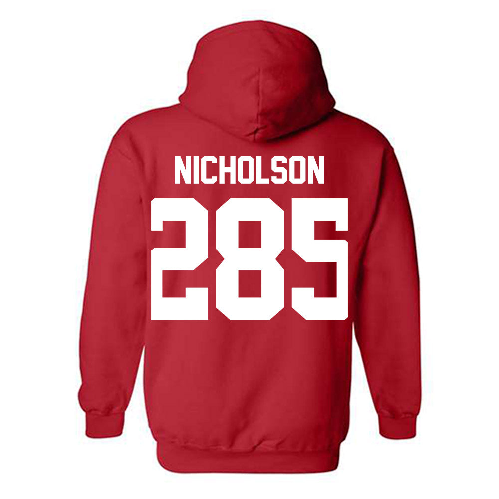 Ohio State - NCAA Wrestling : Cliff Nicholson - Classic Shersey Hooded Sweatshirt-1
