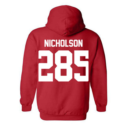 Ohio State - NCAA Wrestling : Cliff Nicholson - Classic Shersey Hooded Sweatshirt-1