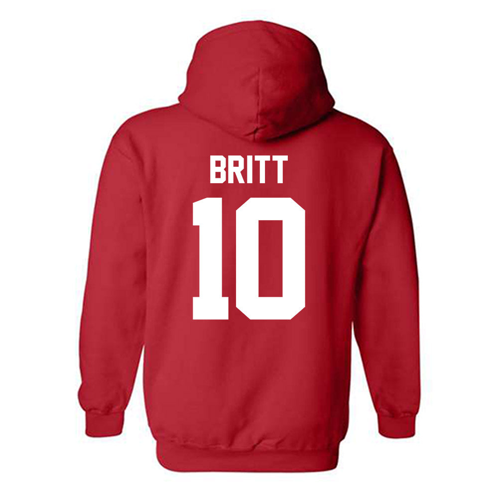 Ohio State - NCAA Women's Soccer : Elle Britt - Classic Shersey Hooded Sweatshirt-1