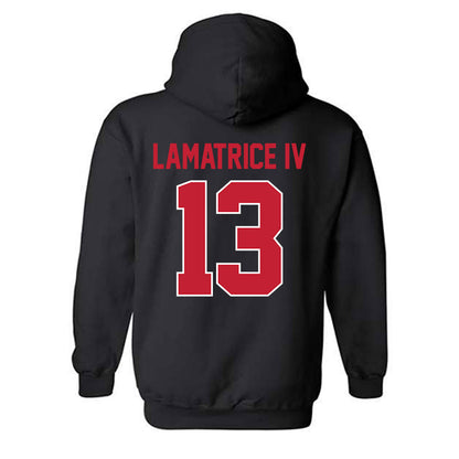 Ohio State - NCAA Men's Lacrosse : Angelo Lamatrice IV - Classic Shersey Hooded Sweatshirt-1