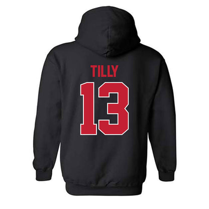 Ohio State - NCAA Men's Basketball : Christoph Tilly - Classic Shersey Hooded Sweatshirt-1