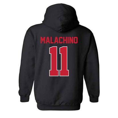 Ohio State - NCAA Women's Ice Hockey : Kaia Malachino - Classic Shersey Hooded Sweatshirt-1