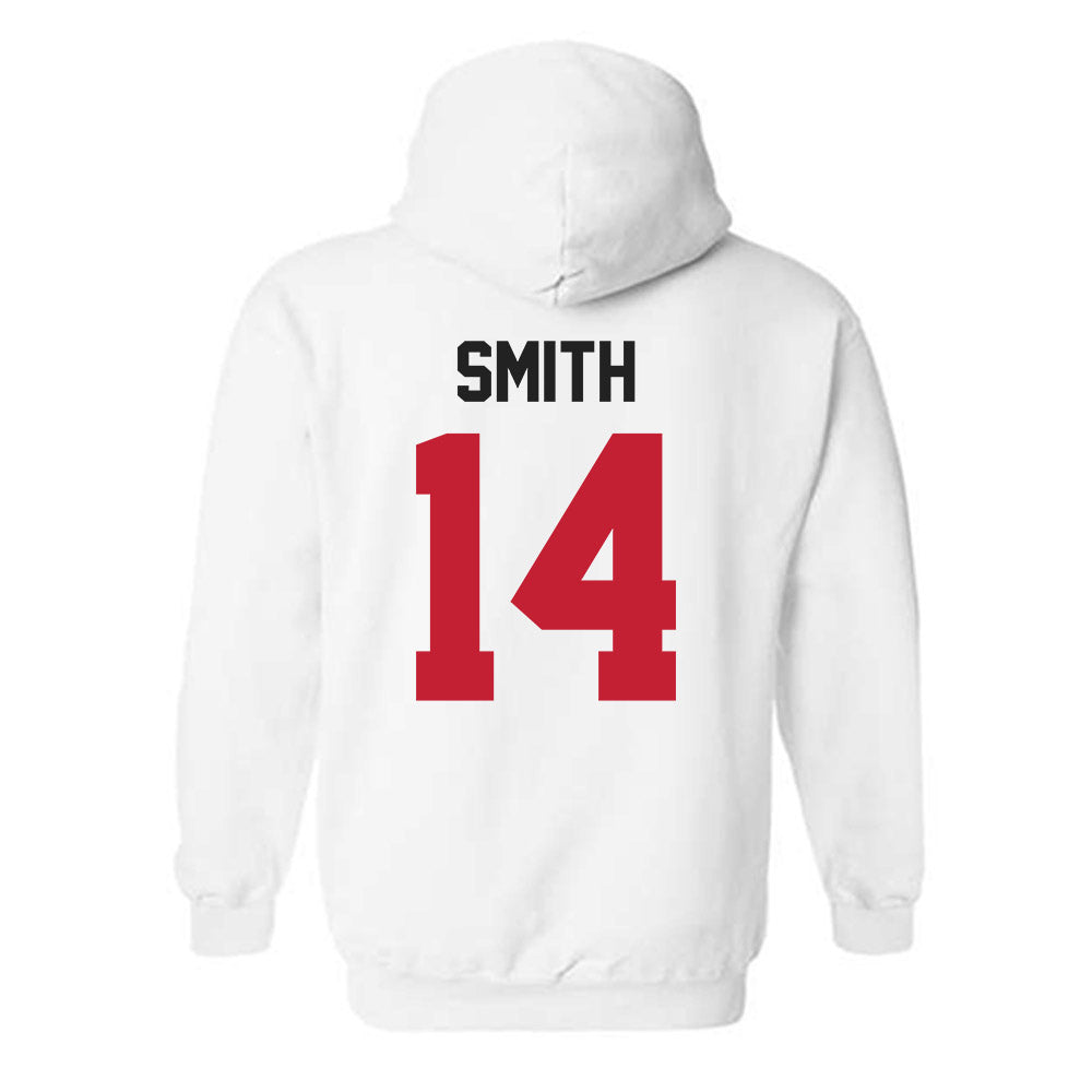 Ohio State - NCAA Men's Basketball : Junior Smith - Classic Shersey Hooded Sweatshirt-1