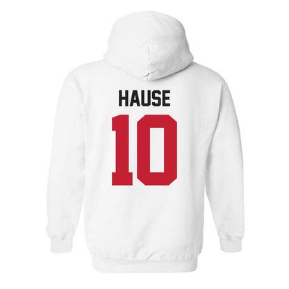 Ohio State - NCAA Women's Ice Hockey : Ellah Hause - Classic Shersey Hooded Sweatshirt-1