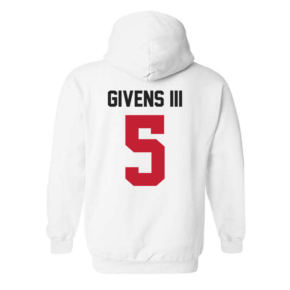 Ohio State - NCAA Men's Basketball : Curtis Givens III - Classic Shersey Hooded Sweatshirt-1