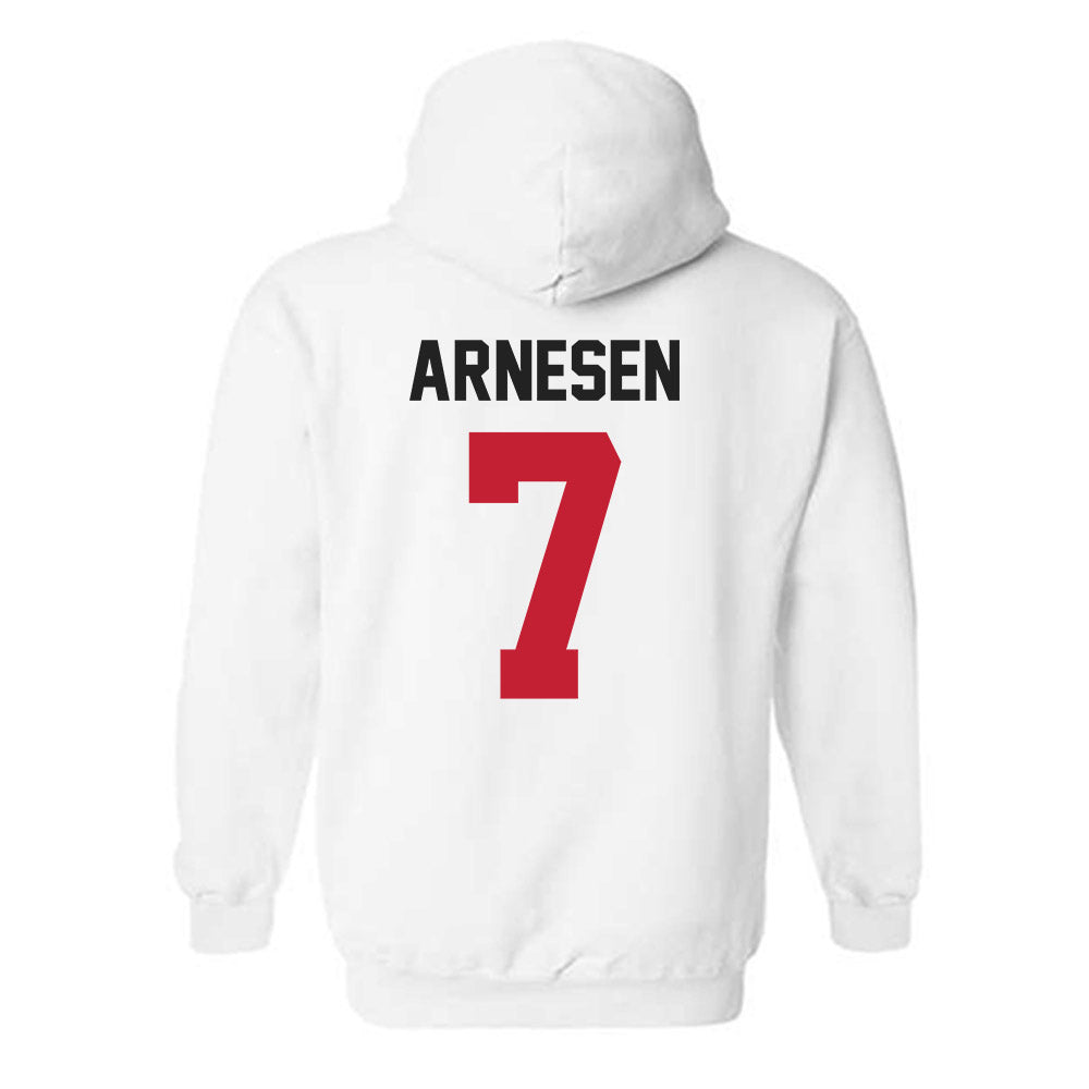 Ohio State - NCAA Men's Soccer : William Arnesen - Classic Shersey Hooded Sweatshirt-1