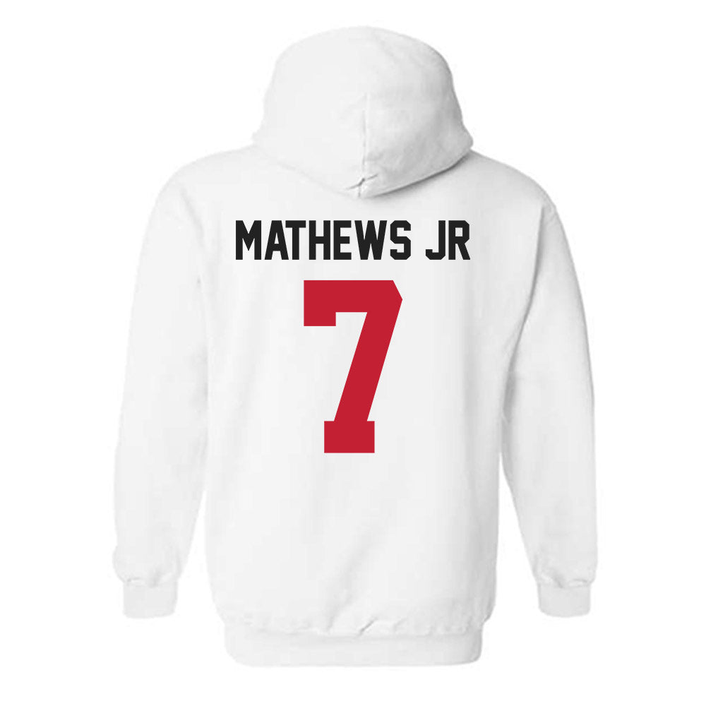 Ohio State - NCAA Football : Jermaine Mathews Jr - Classic Shersey Hooded Sweatshirt-1
