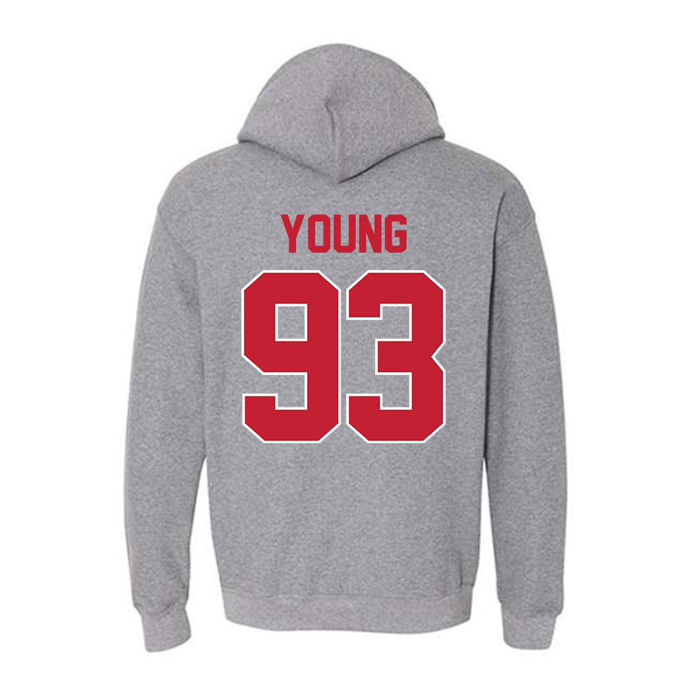 Ohio State - NCAA Football : Brady Young - Classic Shersey Hooded Sweatshirt-1